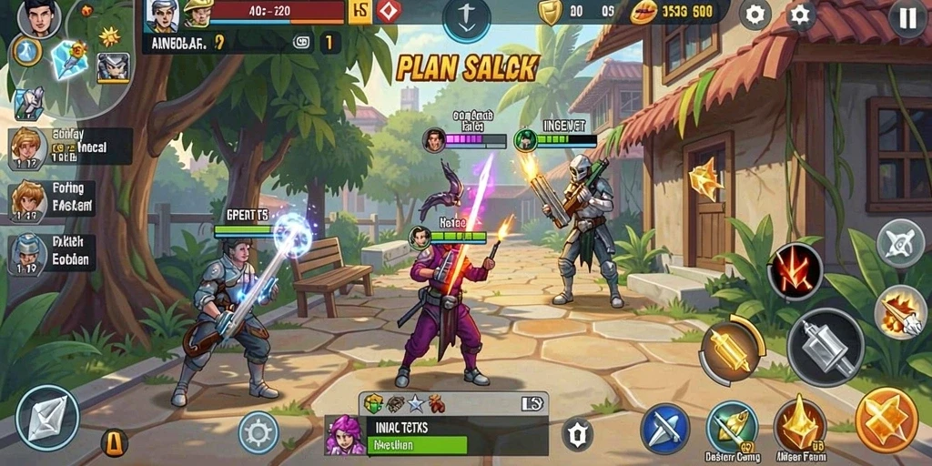 Tampilan grafis yang memukau di setiap level.