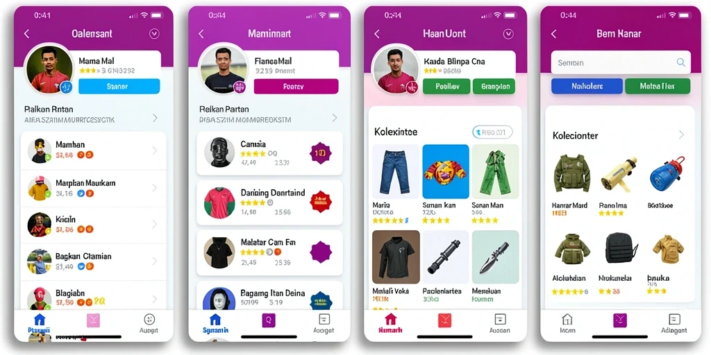 Tampilan antarmuka yang modern dan menarik.