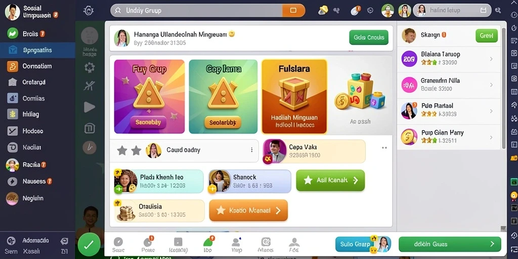 Antarmuka utama aplikasi POKER88 yang menarik dan mudah dinavigasi.