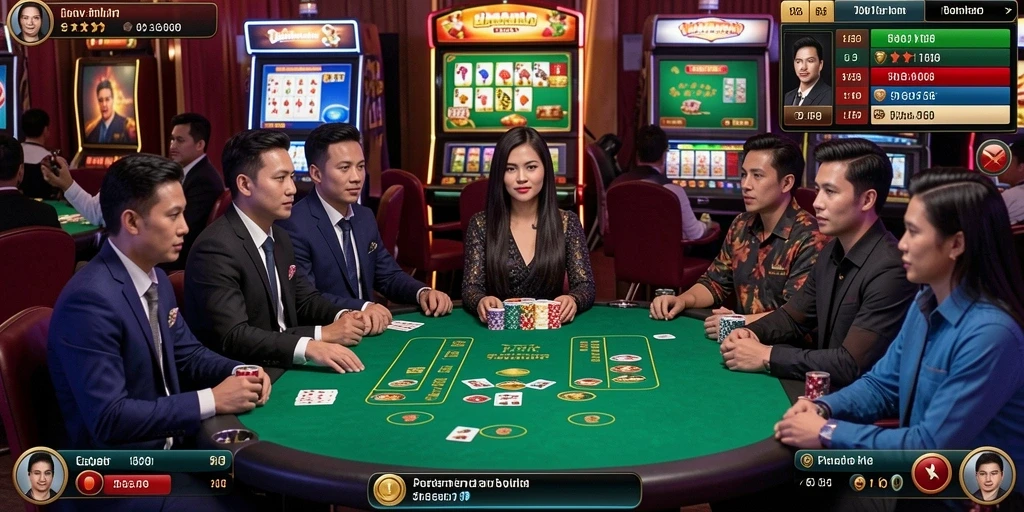 Tampilan karakter utama dalam aksi petualangan.