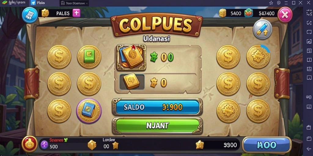 Tampilan gameplay yang menarik dan interaktif.