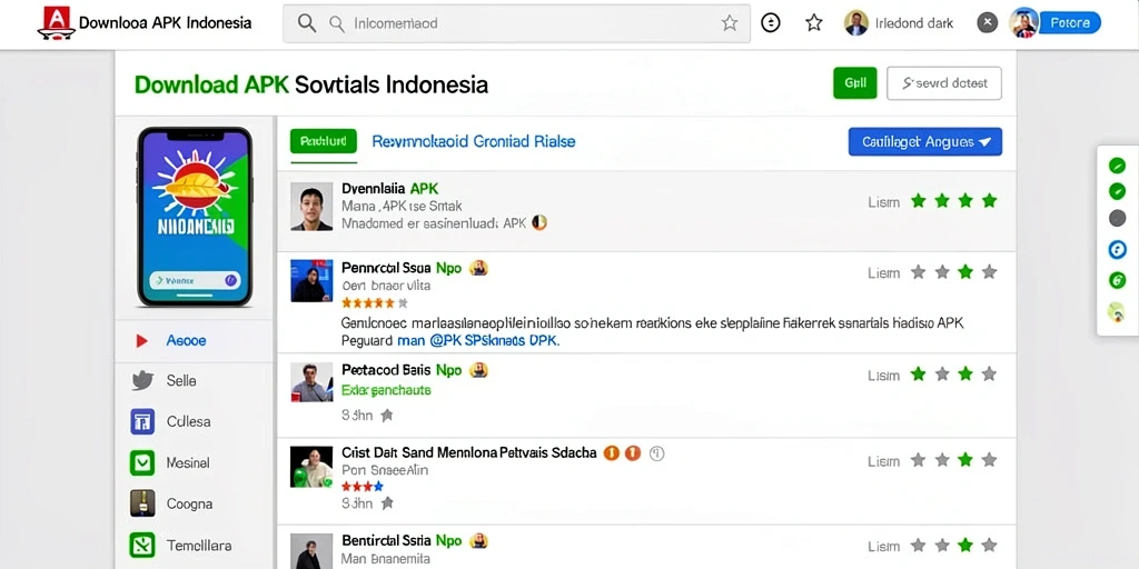 Tampilan antarmuka yang menarik dan cerah.