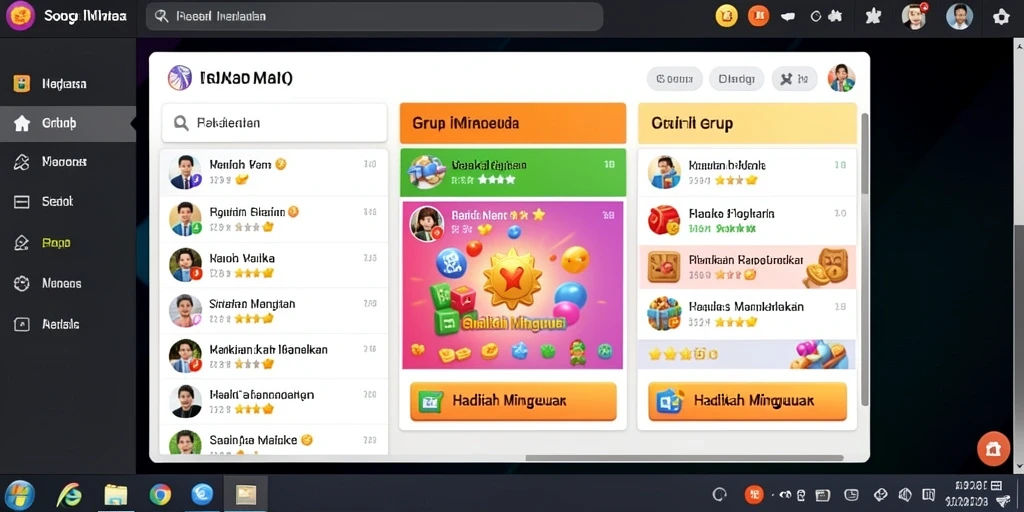 Tampilan antarmuka aplikasi yang modern dan intuitif.
