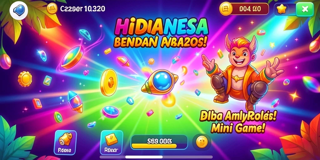 Tangkapan layar menampilkan antarmuka utama game TAR555.
