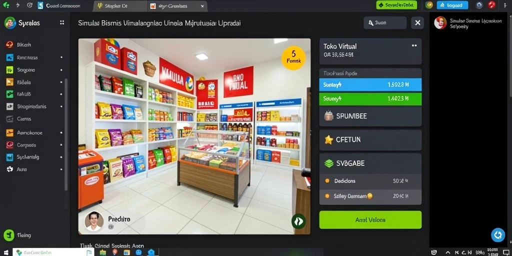 Tampilan awal yang menarik dan mudah dinavigasi.